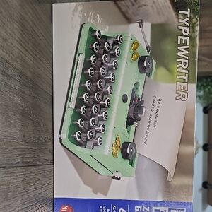 Green Typewriter Building Kit